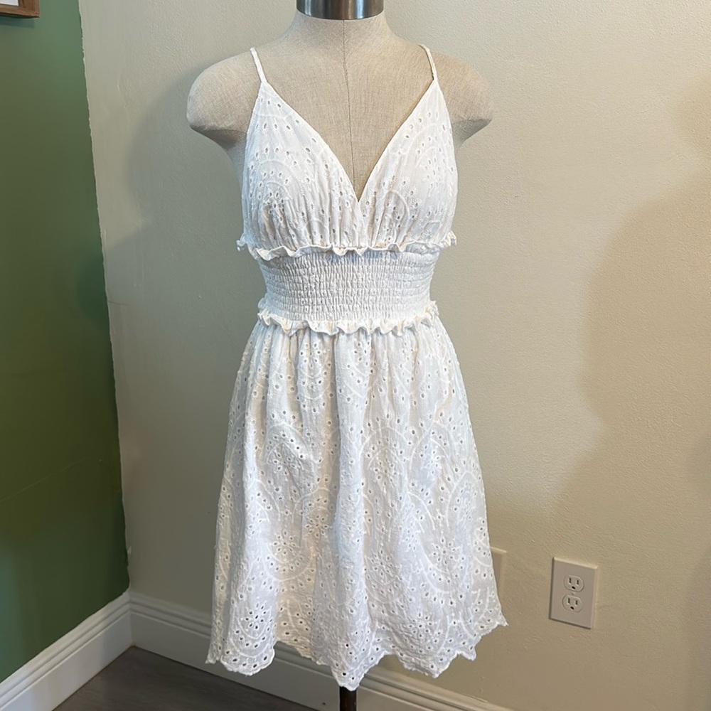 White summer dress